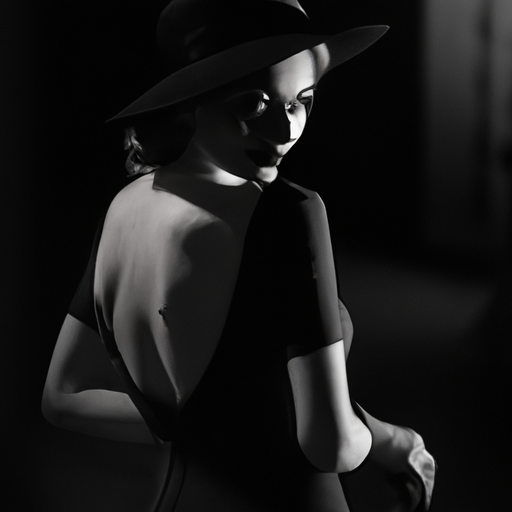 beautifull woman in Noir style